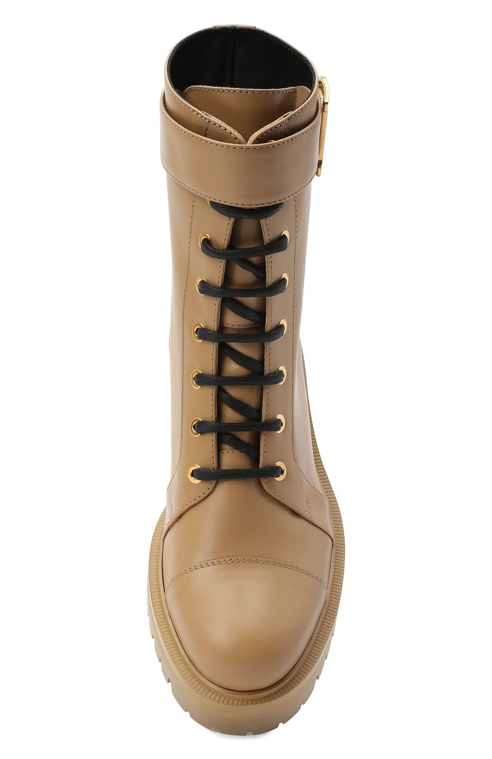 Кожаные ботинки ranger romy BALMAIN, арт. VN1C502/LGDT, фото 5