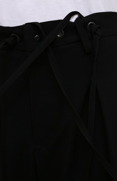 Шерстяные брюки YOHJI YAMAMOTO, арт. FB-P52-101, фото 5