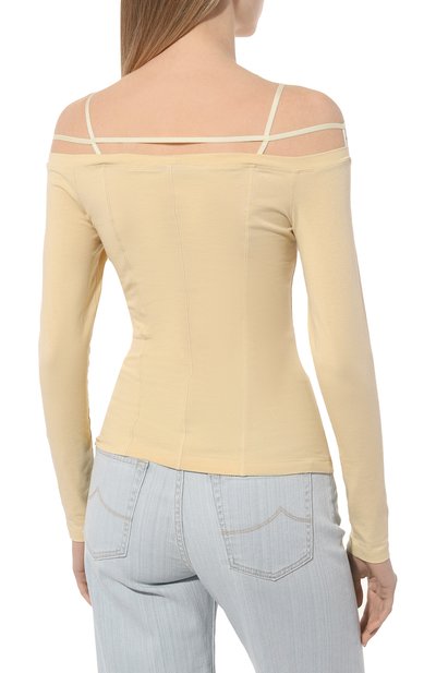 Хлопковый топ JACQUEMUS, арт. 23H/233JS165-2313, фото 4