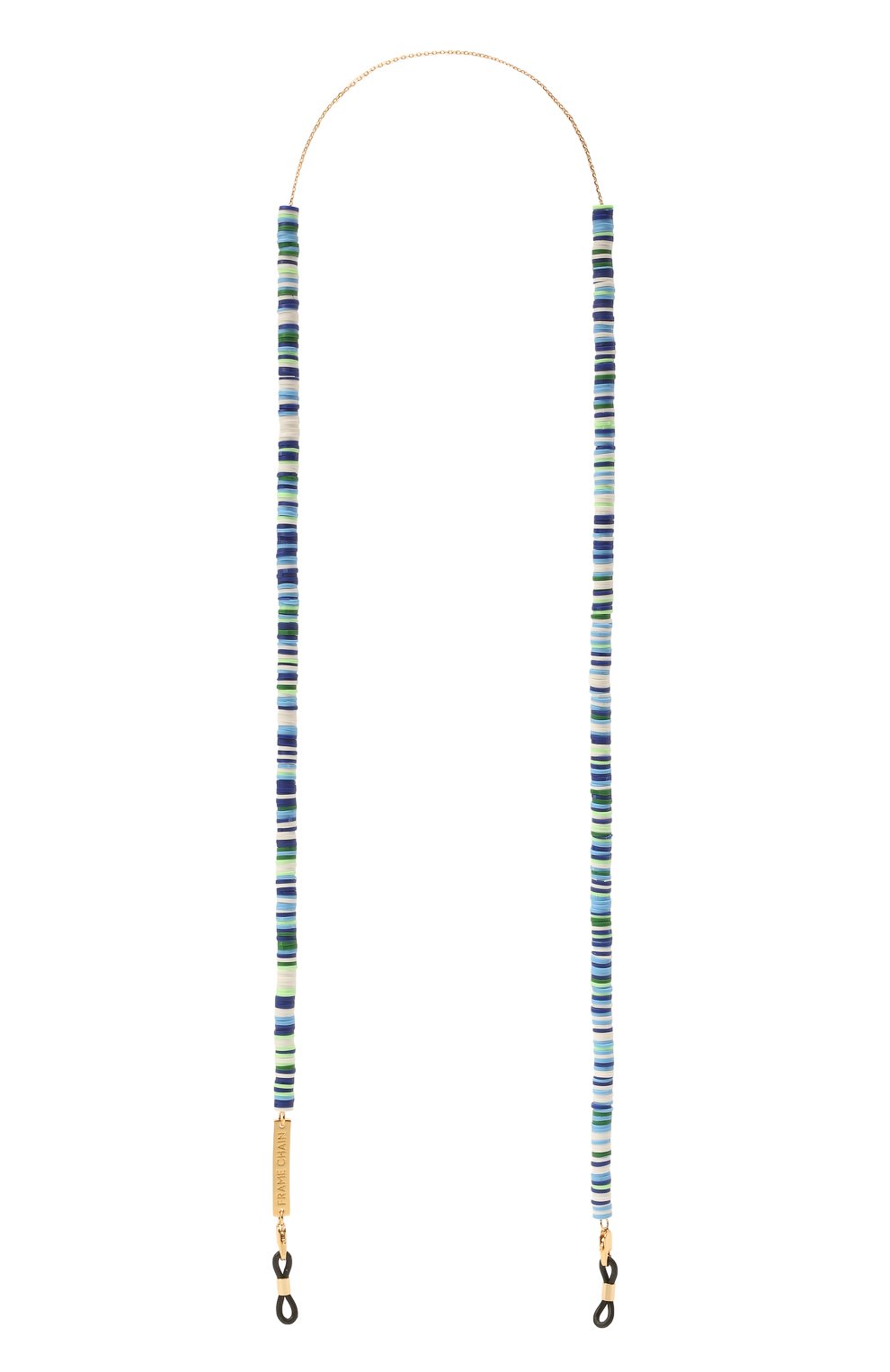 Цепочка для очков FRAME CHAIN, арт. CANDY RAIN MARINE IN WHITE G0LD, фото 1