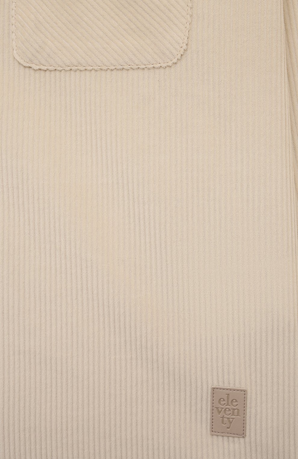 Вельветовая рубашка ELEVENTY кремового цвета по цене 22500 руб., арт. EV5P50/V0131/12-16, фото 3 Вельветовая рубашка ELEVENTY, арт. EV5P50/V0131/12-16, фото 3