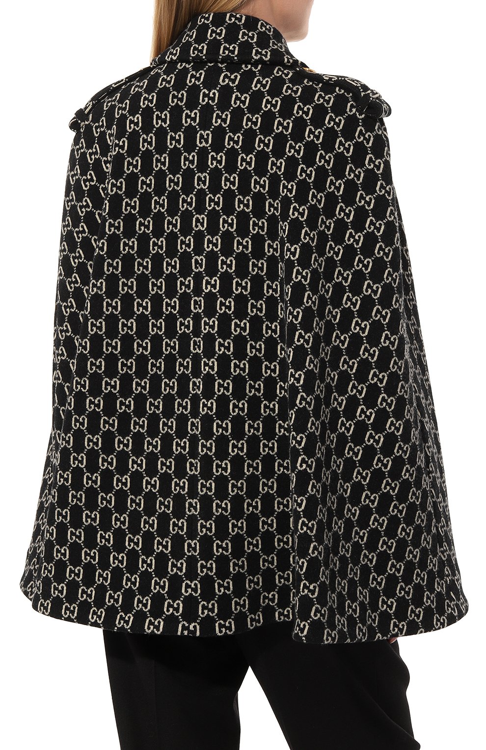 Шерстяная накидка GUCCI, арт. 650533 XKBR8, фото 4