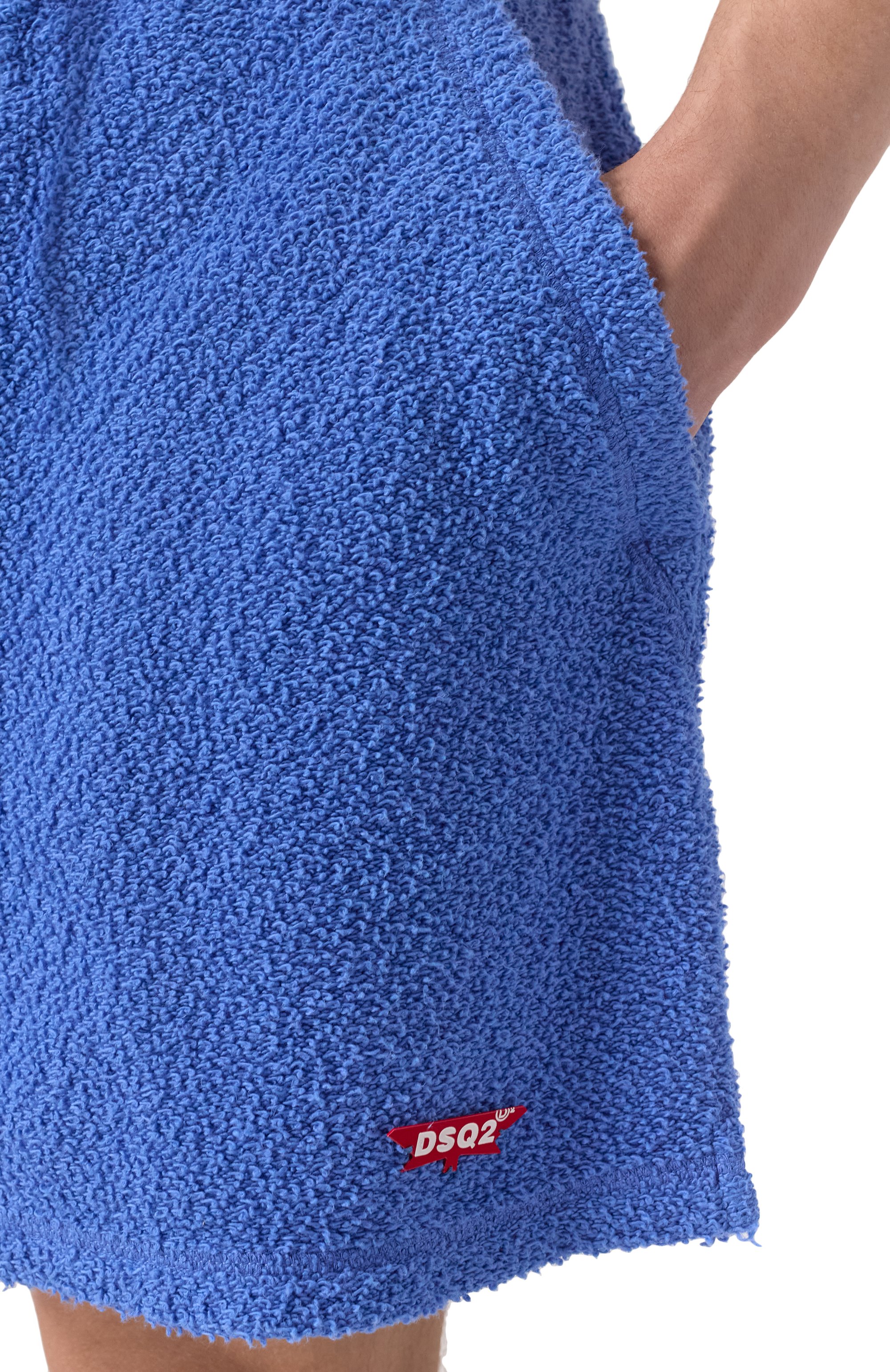 Хлопковые шорты DSQUARED2 синего цвета по цене 57600 руб., арт. S71MU0850/S25140, фото 5 Хлопковые шорты DSQUARED2, арт. S71MU0850/S25140, фото 5