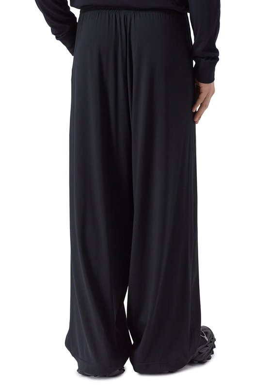 Шерстяные брюки Balenciaga 838859/TJT35 Чёрный  838859/TJT35 Фото 4