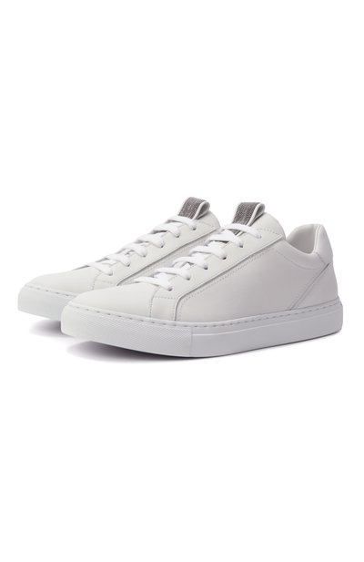 Женские кожаные кеды BRUNELLO CUCINELLI, арт. MZGSG2525