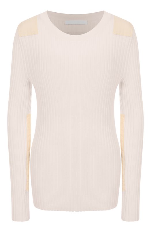 Шерстяной пуловер Helmut Lang P01HW701 Кремовый P01HW701