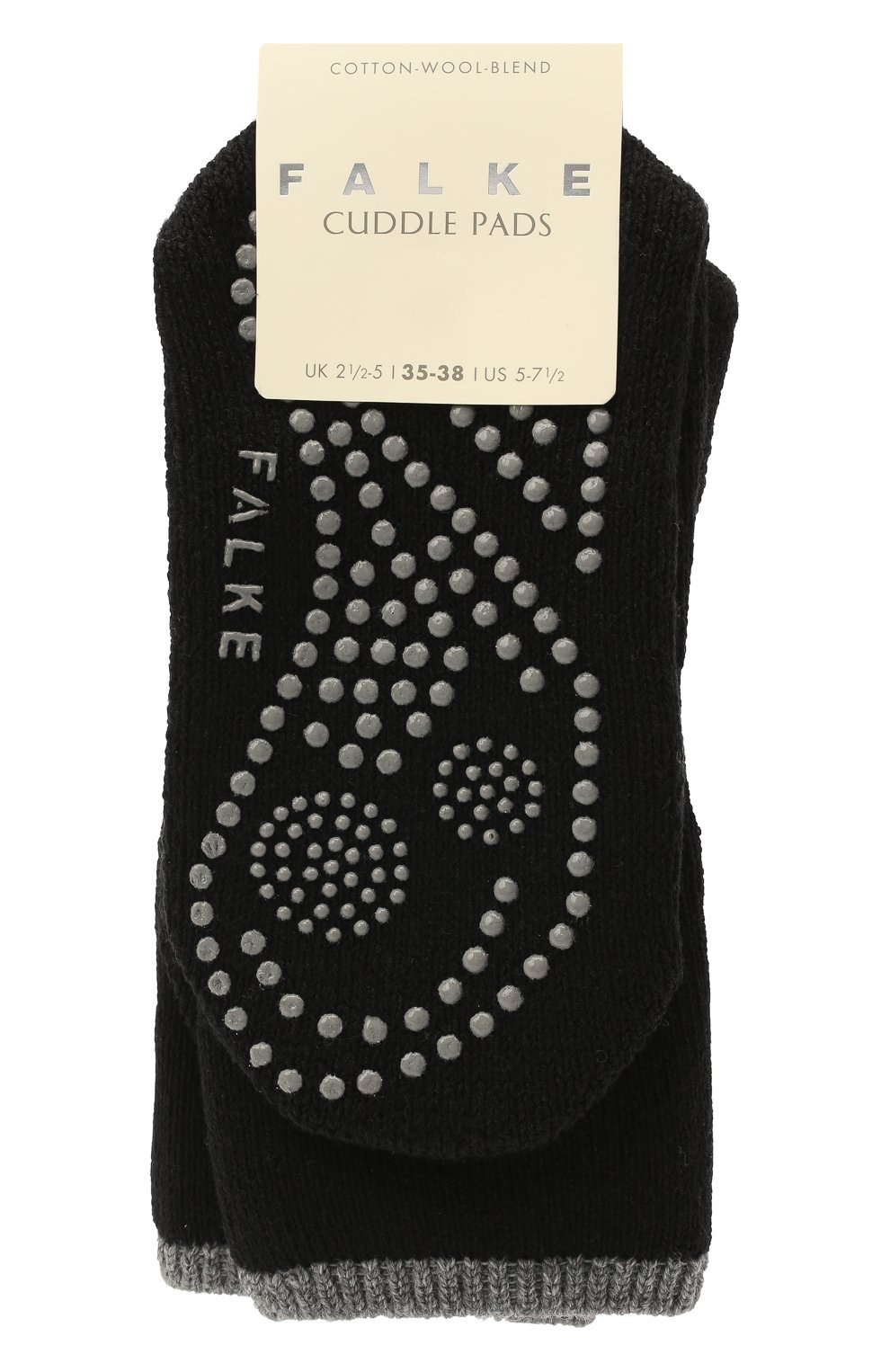 Носки из хлопка и шерсти FALKE черного цвета по цене 2440 руб., арт. 47540., фото 1 Носки из хлопка и шерсти FALKE, арт. 47540., фото 1