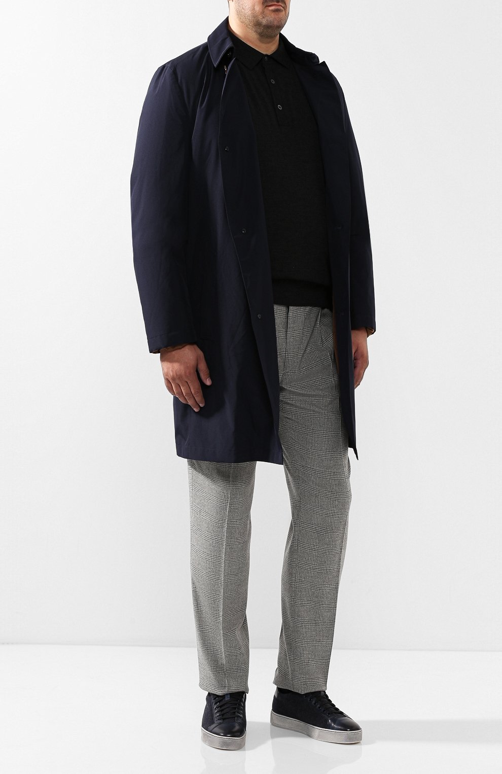 Плащ прямого кроя на пуговицах с отложным воротником EDUARD DRESSLER, арт. 470013/470505, фото 2
