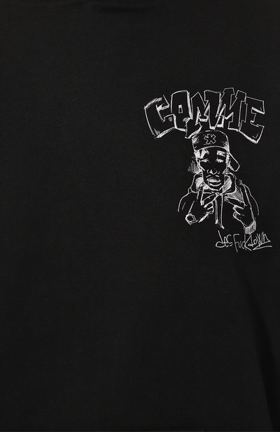 Хлопковое худи COMME DES FUCKDOWN, арт. CFABW00135, фото 5