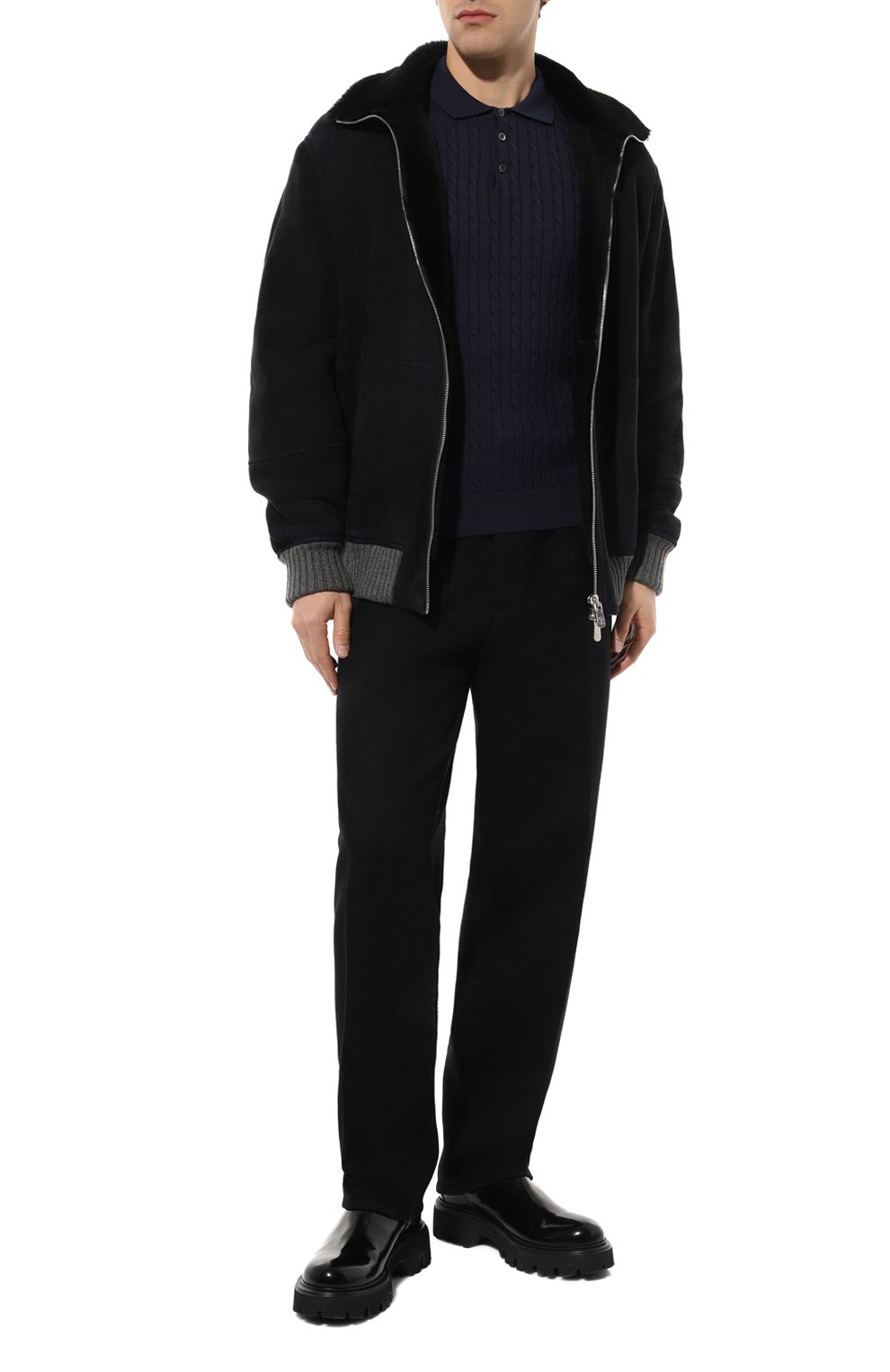 Бомбер из овчины BRUNELLO CUCINELLI, арт. MPMLP1737, фото 2