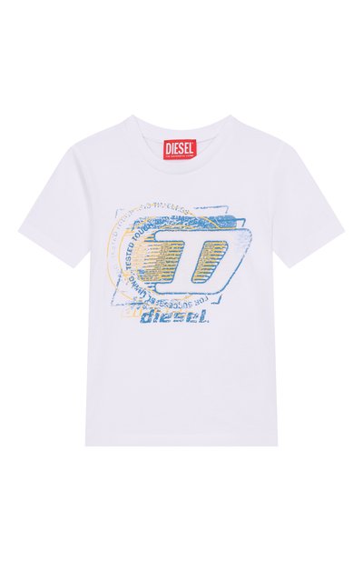 Хлопковая футболка DIESEL, арт. J02589/0GRAI