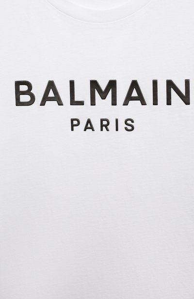 Хлопковая футболка BALMAIN, арт. BU8Q61, фото 3