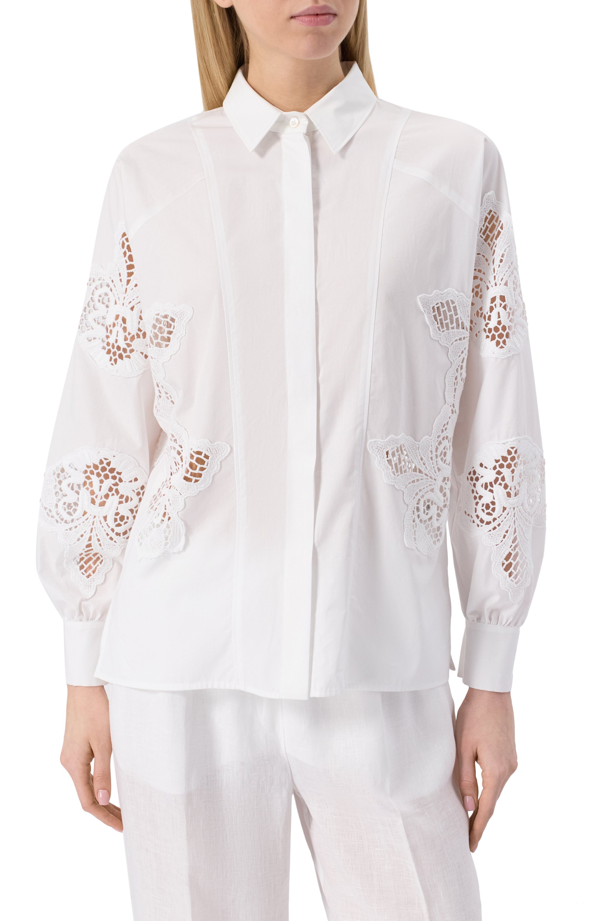 Хлопковая рубашка BEATRICE .B, арт. 25FE4247VEGA, фото 3