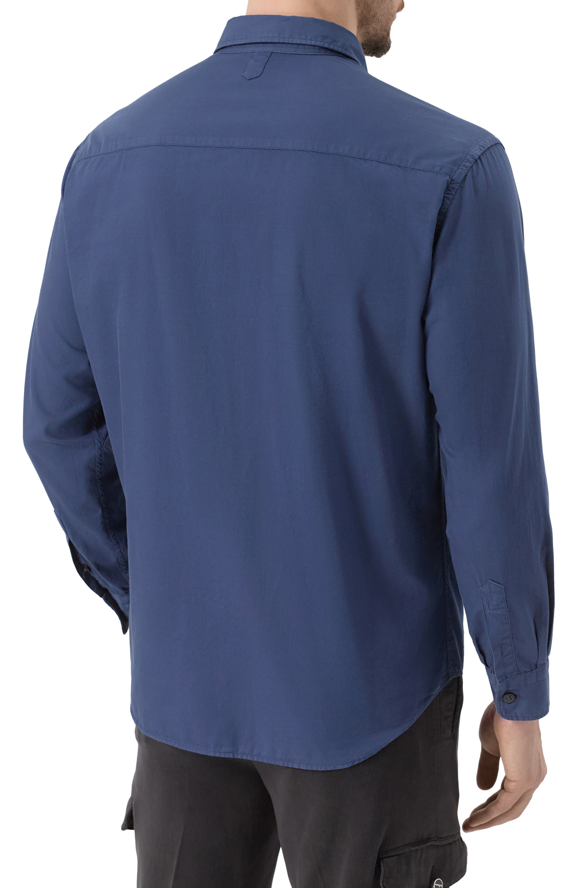 Рубашка из хлопка и лиоцелла CANALI, арт. CSL2067/GM03494, фото 4