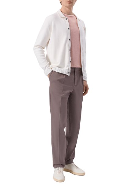 Кожаные кеды KITON, арт. USSA415N01396, фото 2