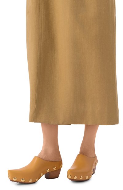 Кожаные клоги gondola BOTTEGA VENETA, арт. 866998/V6HR0, фото 2