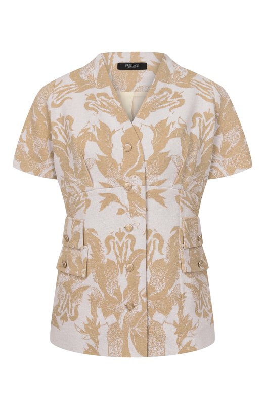 Жакет из вискозы Freeage S26.JK153.7009.100 Бежевый S26.JK153.7009.100