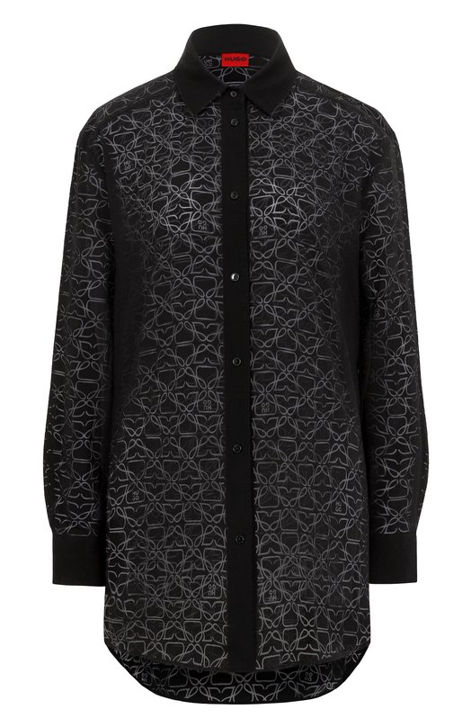 Блузка из вискозы HUGO 50543366 Чёрный 50543366