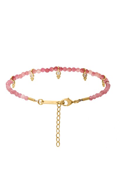 Браслет HANKA_IN розового цвета по цене 9950 руб., арт. J0Y-BR-T0UR0-BIN-0.5M, фото 3 Браслет HANKA_IN, арт. J0Y-BR-T0UR0-BIN-0.5M, фото 3