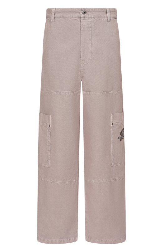 Хлопковые брюки Off-White 0MCF04ES26FAB001 Серый 0MCF04ES26FAB001