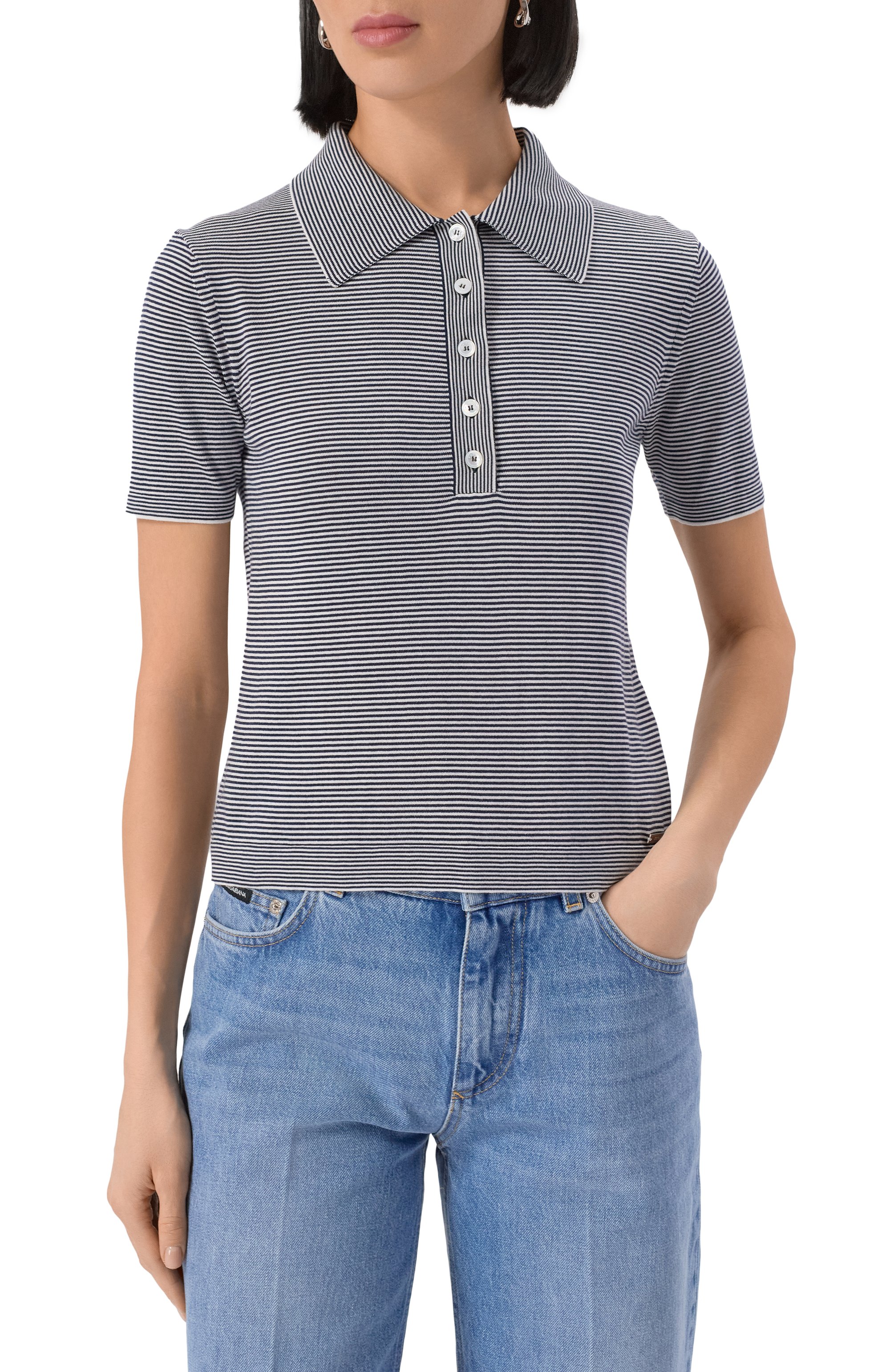 Хлопковое поло KITON, арт. D59730001, фото 3