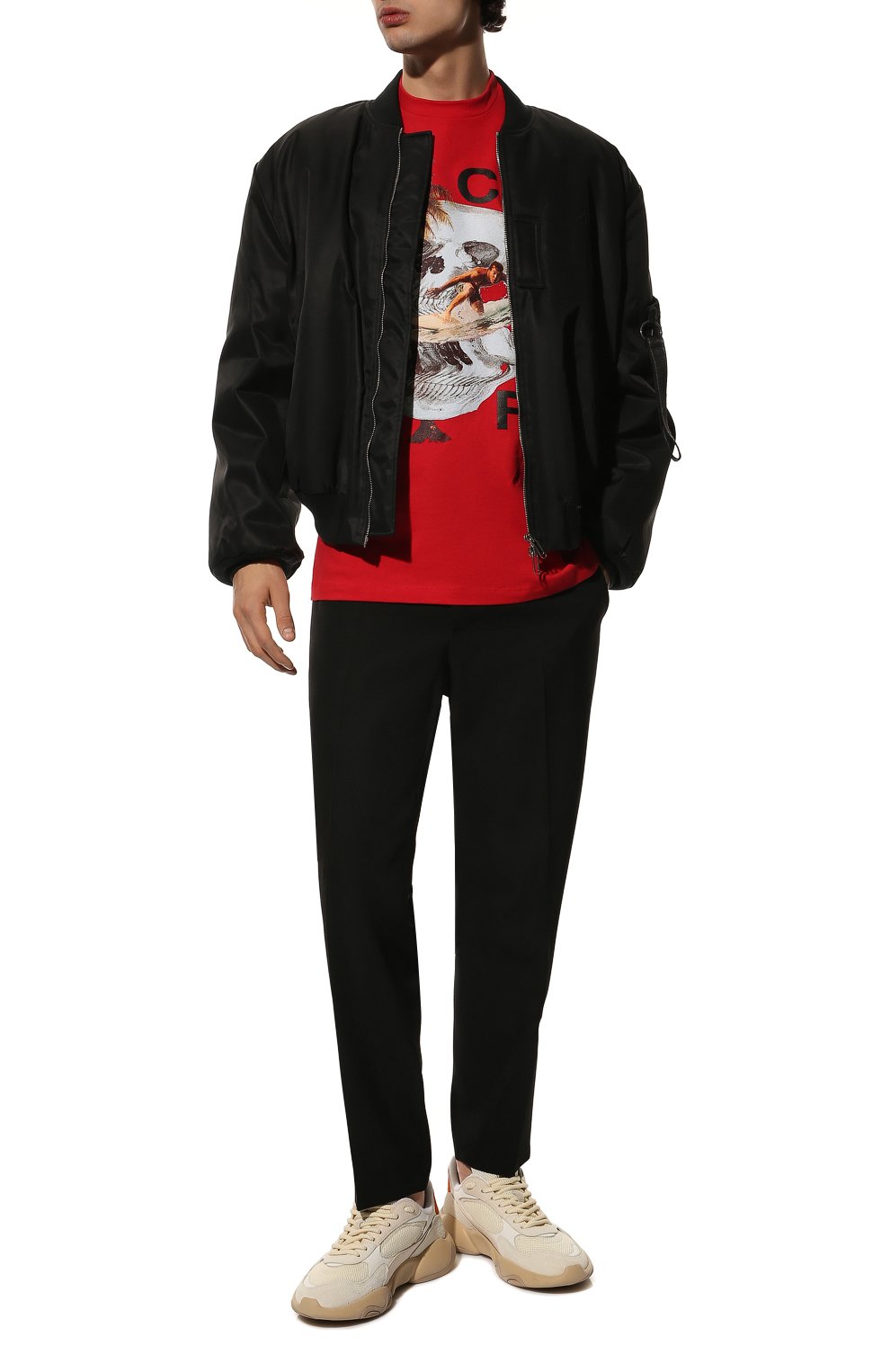 Хлопковая футболка COMME DES FUCKDOWN, арт. CDFU1611STMM, фото 2