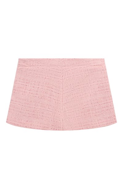 Твидовая юбка-шорты VERSACE светло-розового цвета по цене 39650 руб., арт. 1016350/1A10914/8-14, фото 2 Твидовая юбка-шорты VERSACE, арт. 1016350/1A10914/8-14, фото 2