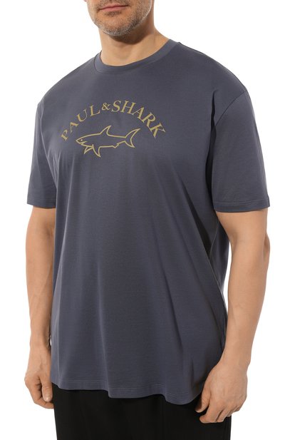 Хлопковая футболка PAUL&SHARK, арт. 24411032, фото 3
