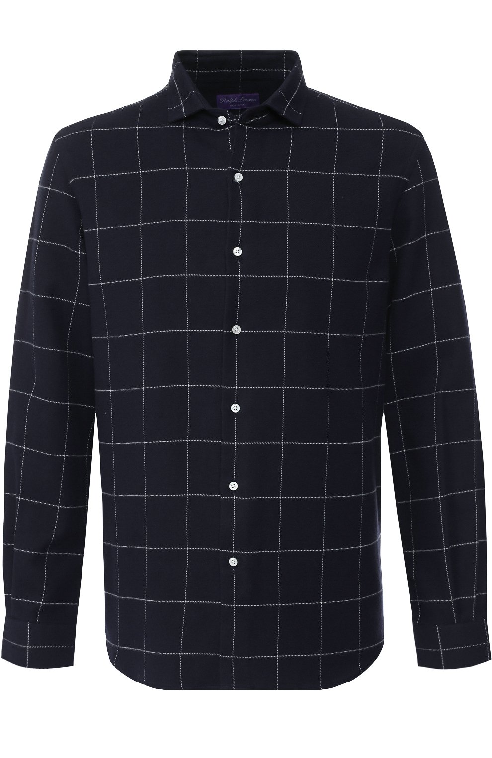 Хлопковая рубашка свободного кроя RALPH LAUREN, арт. 790720964, фото 1