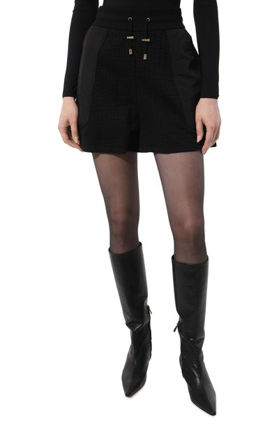Шорты BALMAIN черного цвета по цене 99700 руб., арт. AF00A045MC66, фото 3 Шорты BALMAIN, арт. AF00A045MC66, фото 3