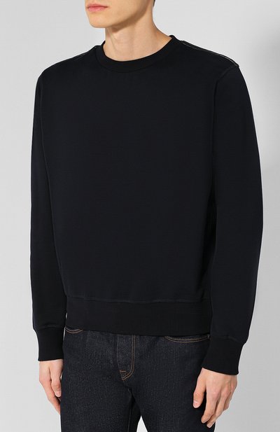 Однотонный джемпер из смеси хлопка и шерсти BOTTEGA VENETA, арт. 514094/VZZY5, фото 3