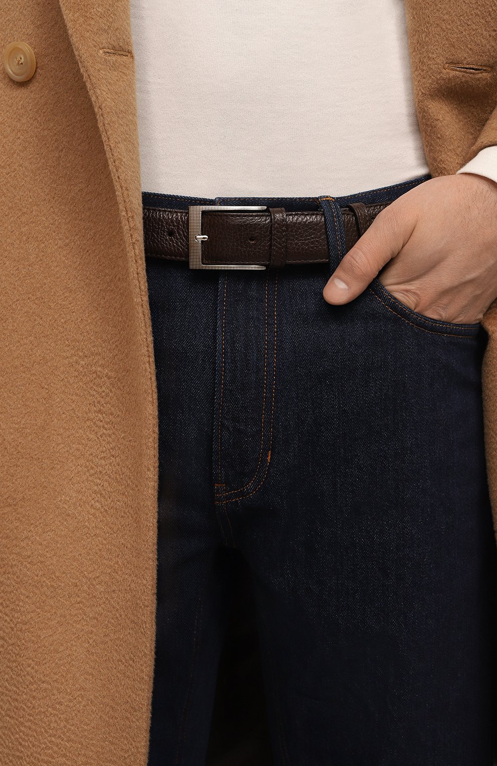 Кожаный ремень ARTIOLI, арт. P321/35/S0FT KID, фото 2