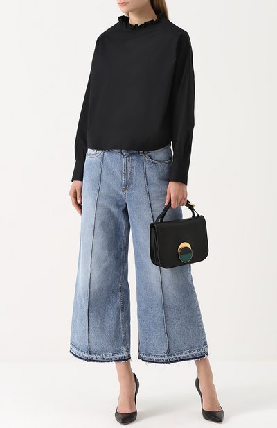 Хлопковый топ с воротником-стойкой ATLANTIQUE ASCOLI, арт. 6-0BV7-8-P0P05, фото 2