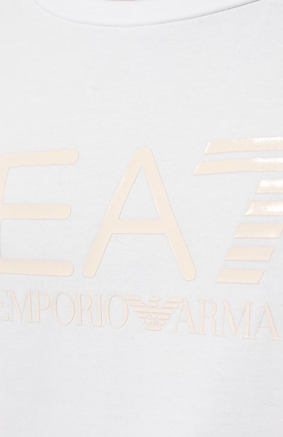 Хлопковая футболка EA7, арт. 8NTT66/TJFKZ, фото 5