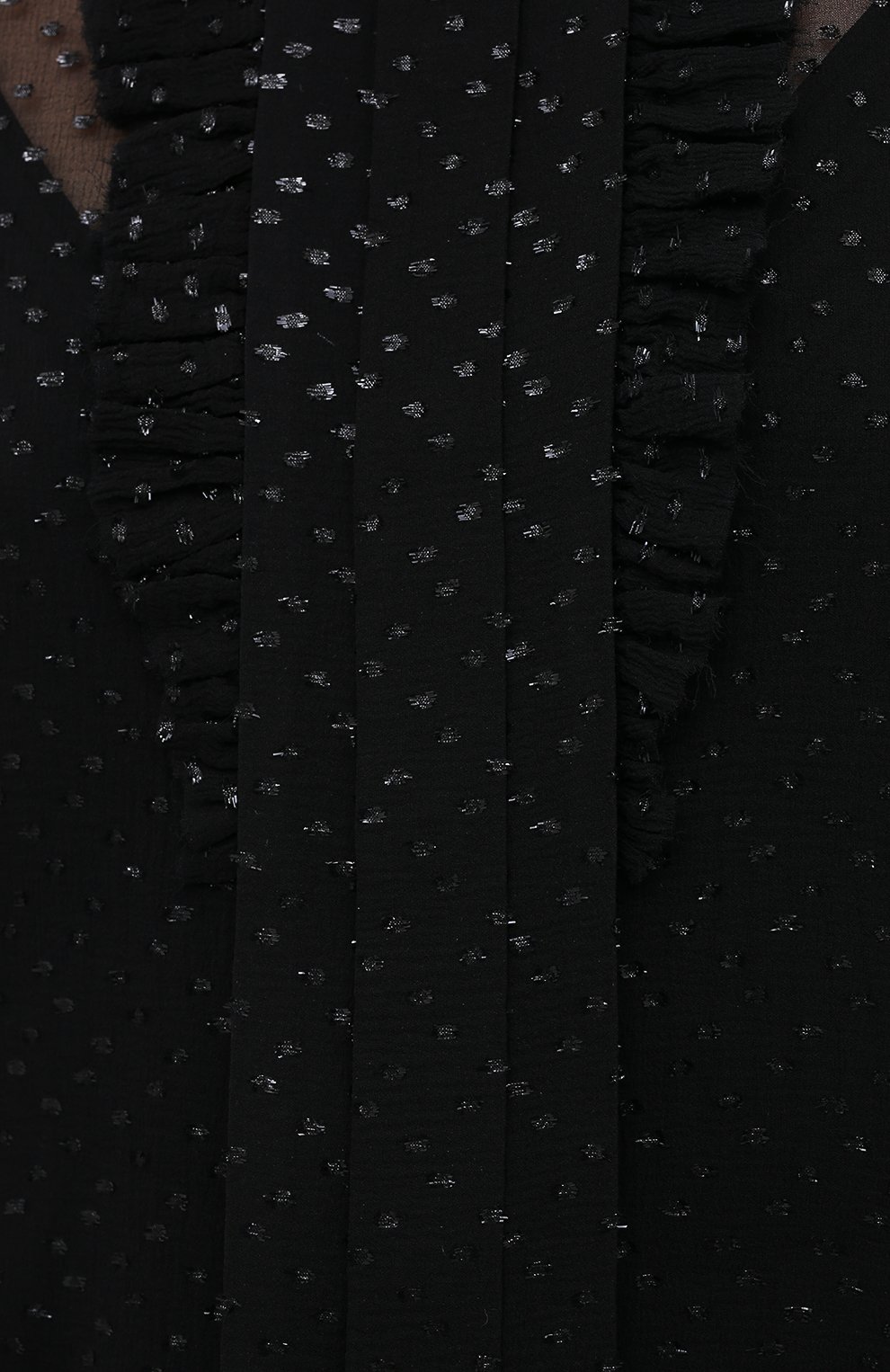 Шелковая блузка SAINT LAURENT, арт. 634974/Y6A56, фото 6