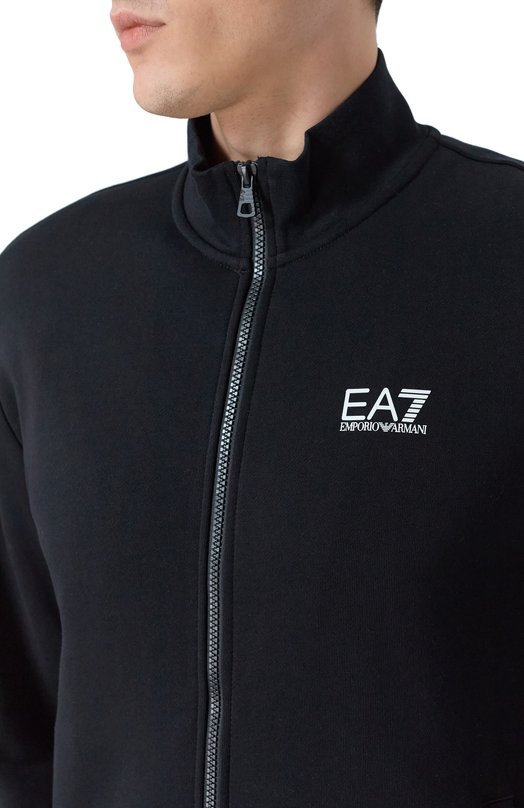 Хлопковый спортивный костюм EA7 8NPV67/PJVTZ Чёрный  8NPV67/PJVTZ Фото 7