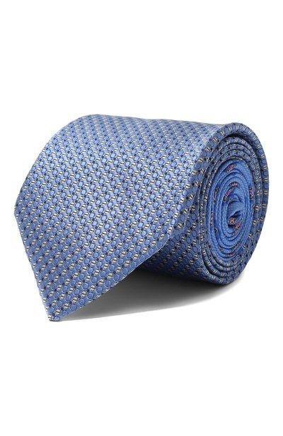 Мужской шелковый галстук CANALI, арт. 48/HS03566