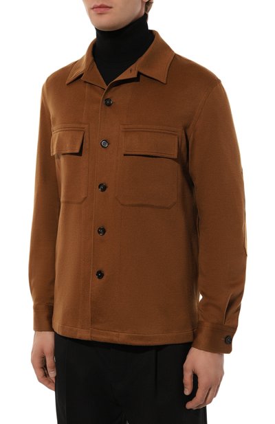Кашемировая куртка-рубашка ZEGNA, арт. E8V46/S0T6B, фото 3