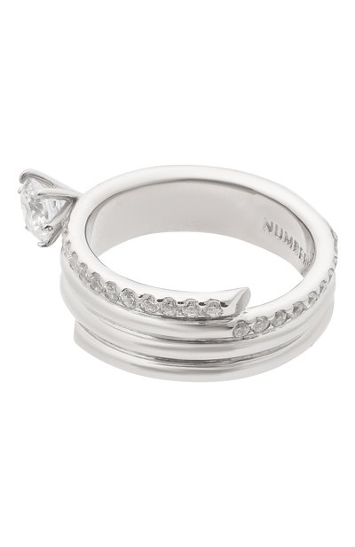 Кольцо NUMBERING серебряного цвета по цене 25200 руб., арт. 8408, фото 3 Кольцо NUMBERING, арт. 8408, фото 3