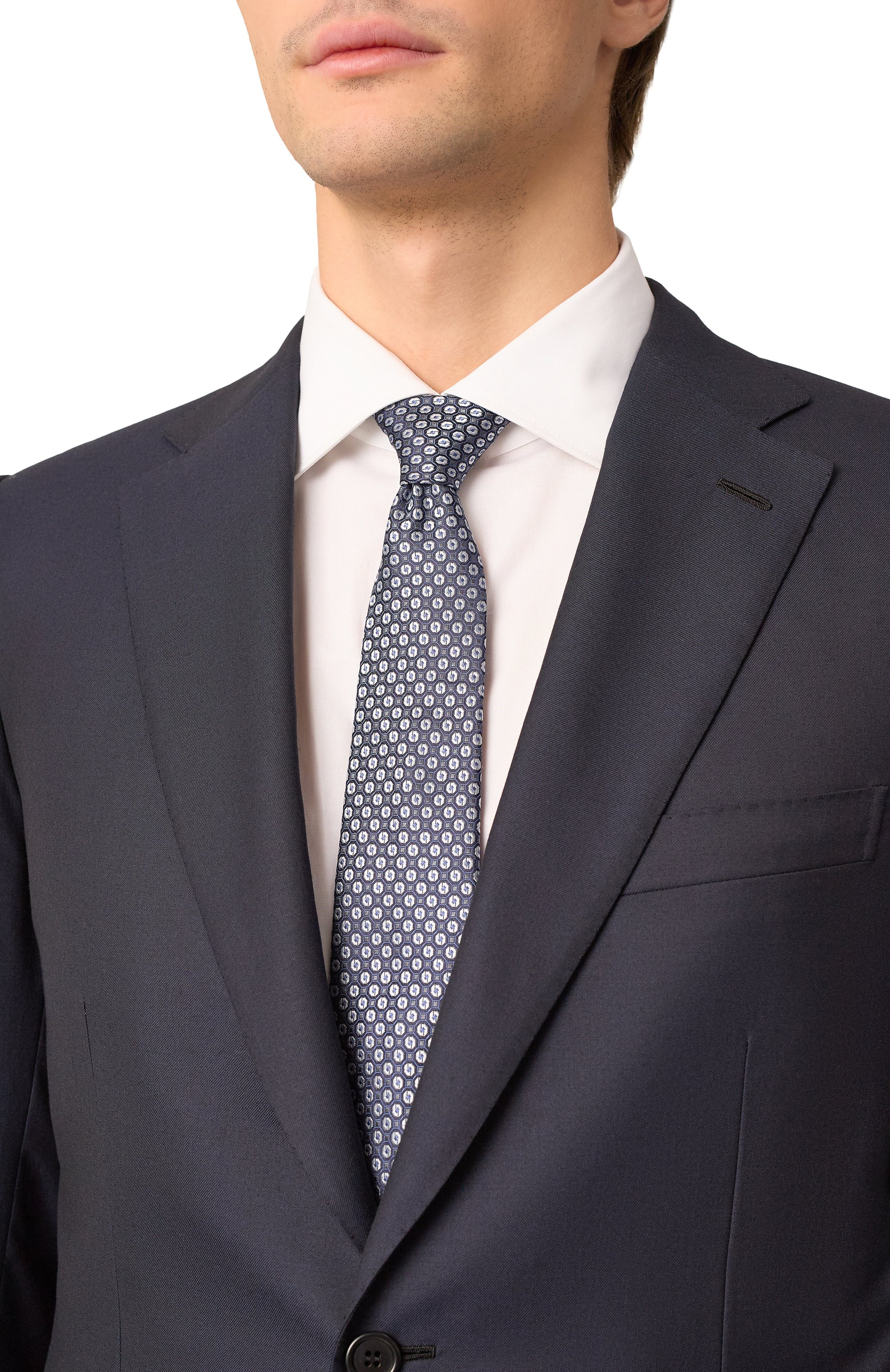 Шелковый галстук CANALI, арт. 18/HJ04192, фото 2