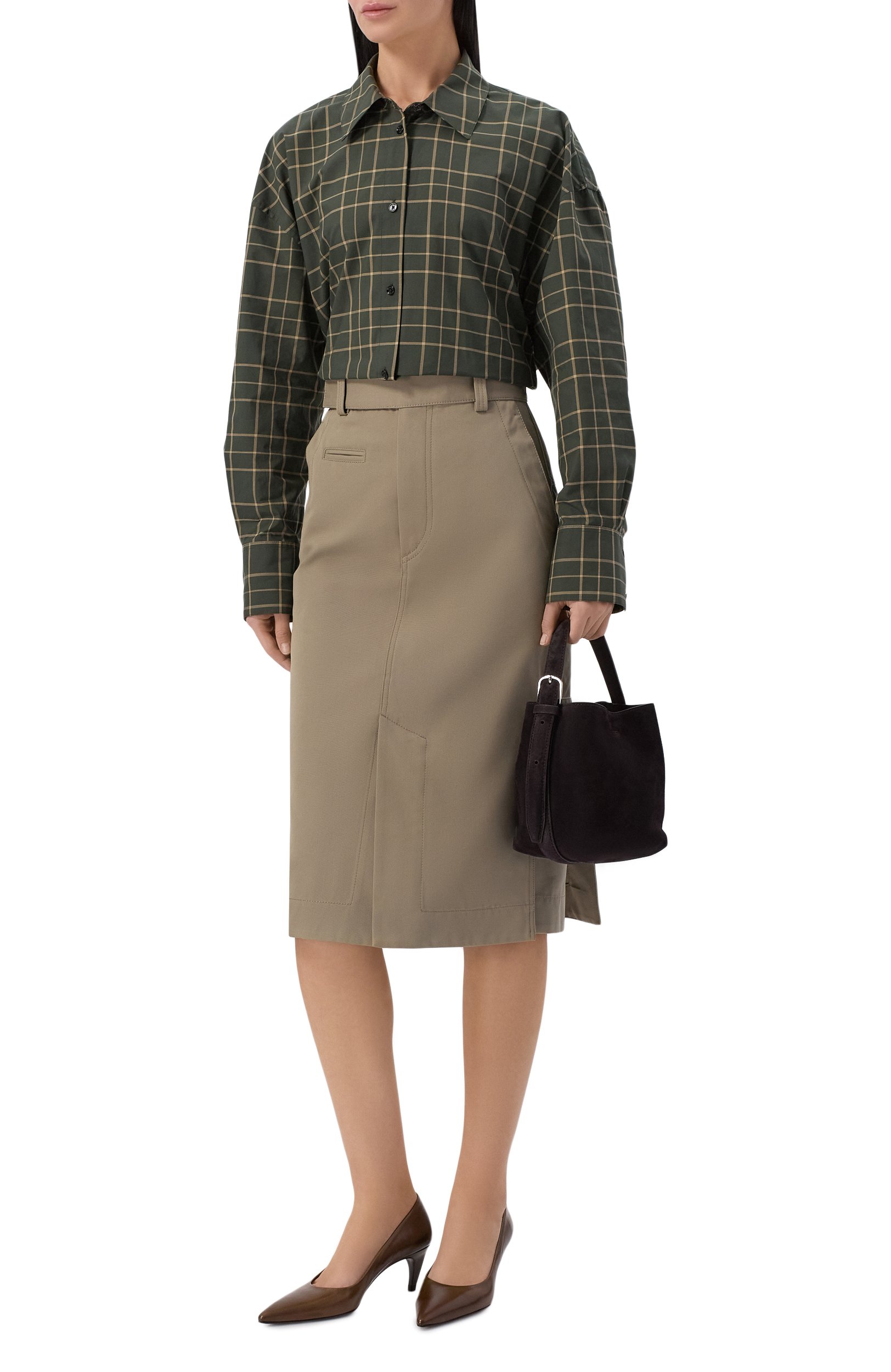 Сумка-тоут belted small TOTEME коричневого цвета по цене 108500 руб., арт. 264-WAL0139-LE0004, фото 3 Сумка-тоут belted small TOTEME, арт. 264-WAL0139-LE0004, фото 3