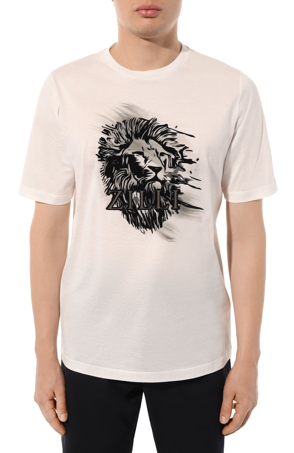 Хлопковая футболка ZILLI, арт. TSR001M0110VLW000, фото 3