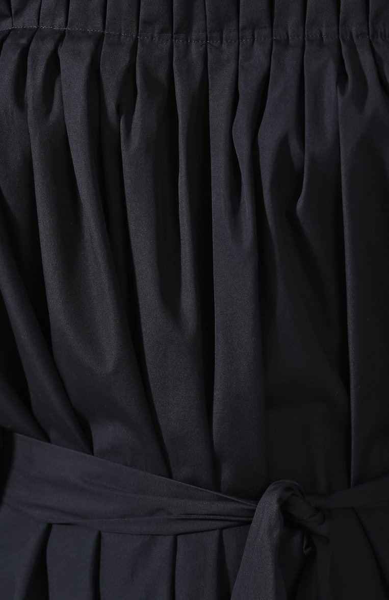 Хлопковое платье GABRIELA HEARST, арт. 220446/T030/44/DARK NAVY, фото 5