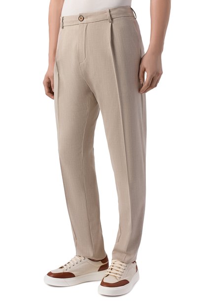 Брюки из шерсти и шелка PAUL&SHARK, арт. 26414073, фото 3