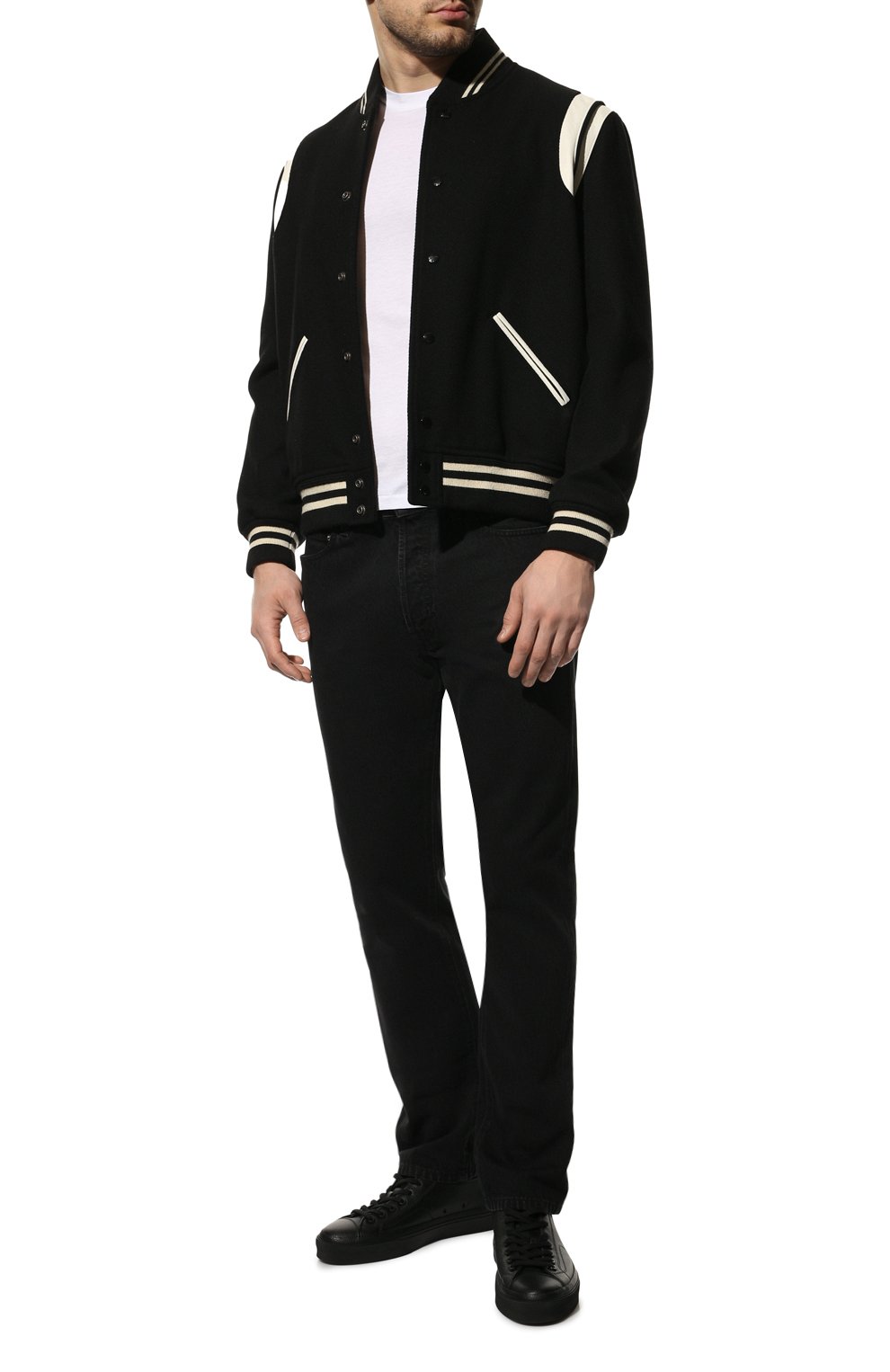 Шерстяной бомбер SAINT LAURENT, арт. 354718/Y180W, фото 2