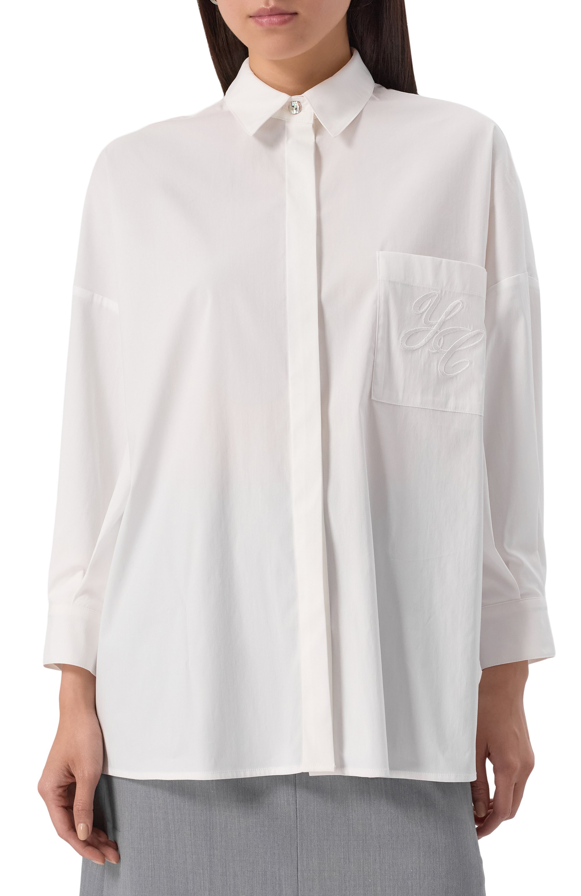 Хлопковая рубашка YANINA, арт. T-2973, фото 3