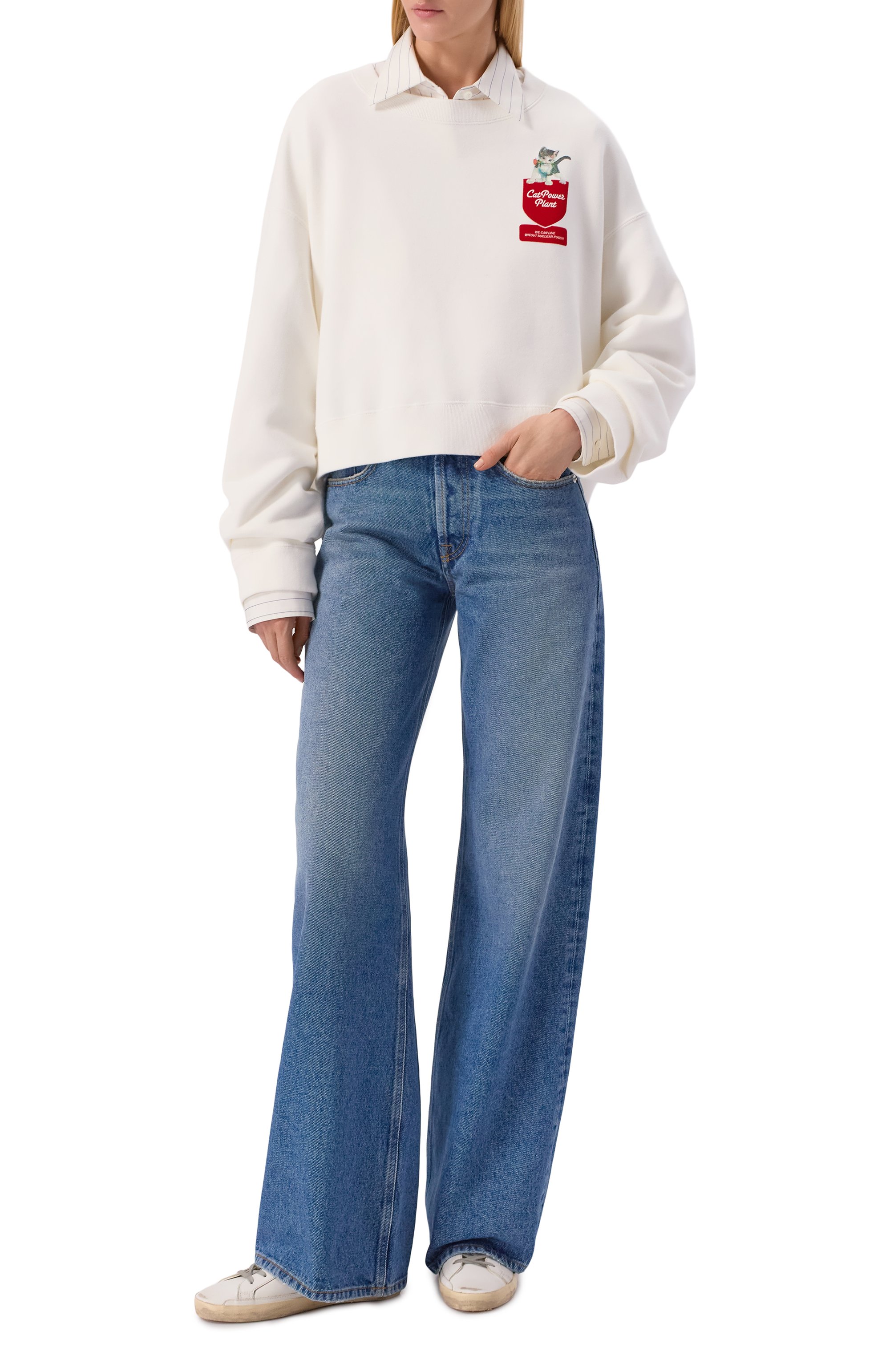 Хлопковый свитшот UNDERCOVER, арт. UC2E8802-3, фото 2