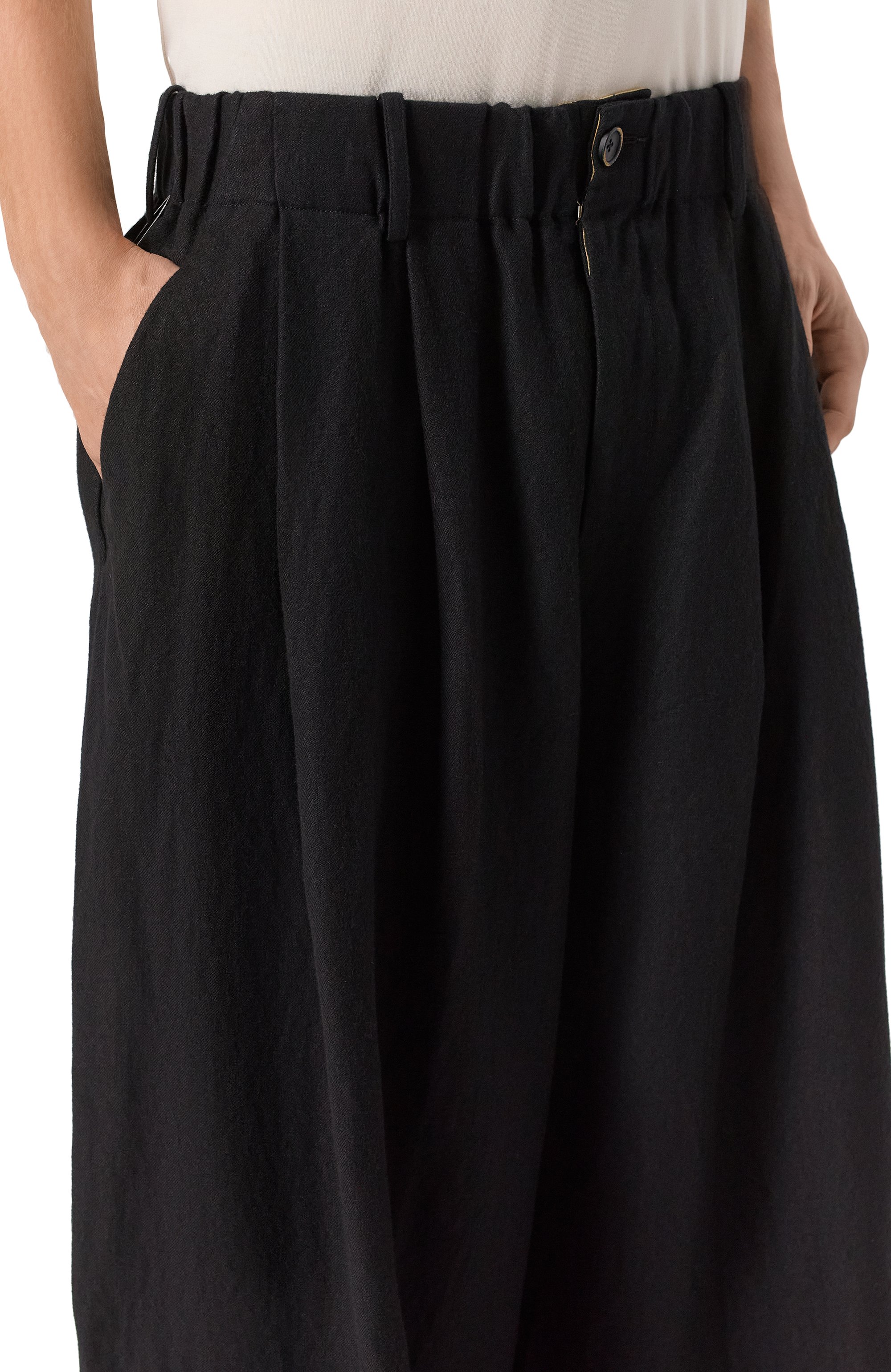 Брюки изо льна и шерсти UMA WANG, арт. UM3523, фото 5