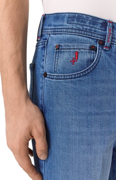 Джинсы KITON синего цвета по цене 199500 руб., арт. UPNJSK0625F01, фото 5 Джинсы KITON, арт. UPNJSK0625F01, фото 5