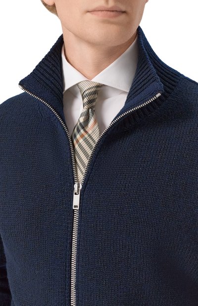 Шелковый галстук BURBERRY бежевого цвета по цене 29950 руб., арт. 8129055, фото 2 Шелковый галстук BURBERRY, арт. 8129055, фото 2